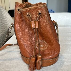 Dooney & Bourke Tan Leather Shoulder Bag